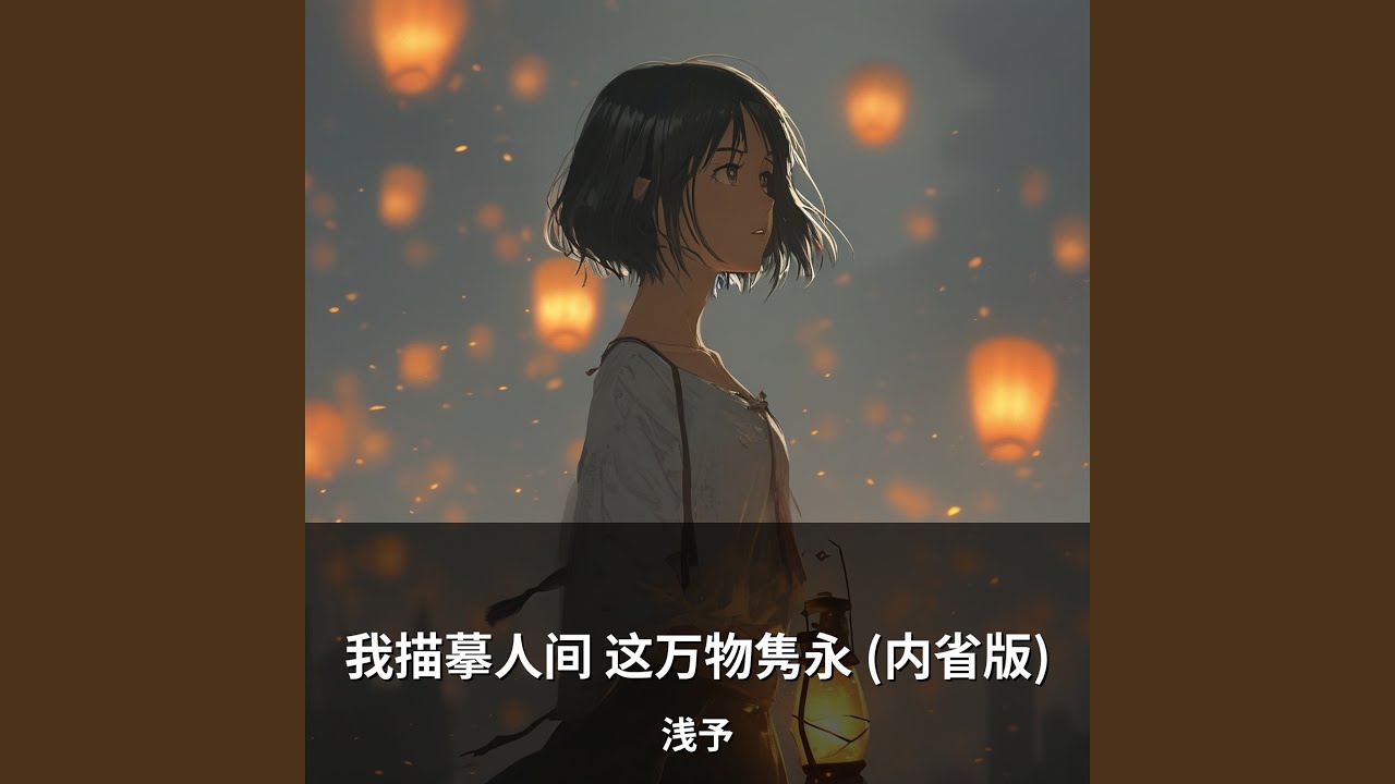 我描摹人间 这万物隽永 (内省版)