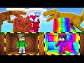 BUNKER NOOB e INFINITO contro DINOSAURI in Minecraft