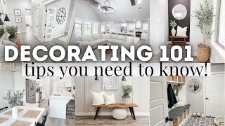 DECORATING YOUR HOME 101 | HOME DECORATING TIPS YOU NEED TO KNOW | DECORATING HOME HACKS 2022