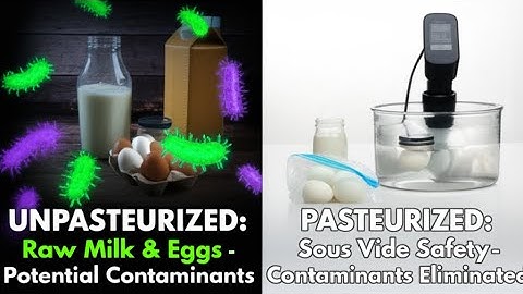 Quick Hack #34A: EZ! Home Pasteurization! 🥚Pasteurize Raw Eggs 🥚 Sous Vide! - 9:16 AR