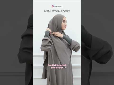 Tutorial shawl yang sat set sat set, musti nonton! 😍 #zayrahijab  #shawl #shawltutorial #abaya