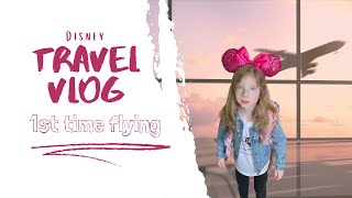 Our FIRST TIME FLYING to Disney! ️ Disney Travel Day