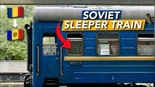 13 hours on One of the LAST SLEEPER train from the SOVIET UNION  Romania to Moldova