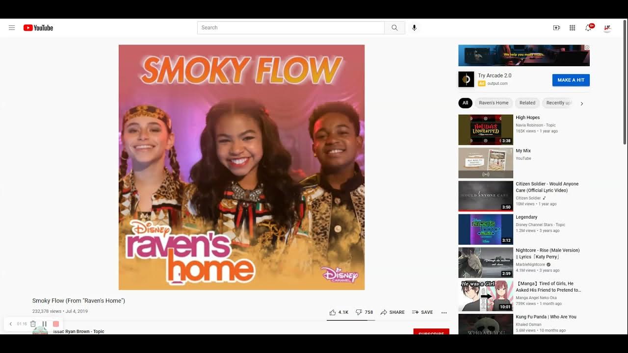 Smoky Flow Ravens home Isacc Ryan Brown Navia Robison sky katz cover