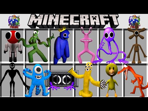 Видео: МОД НА ВСЕХ РАДУЖНЫХ ДРУЗЕЙ ROBLOX МАЙНКРАФТ ! RAINBOW FRIENDS ADDON MOD in Minecraft PE