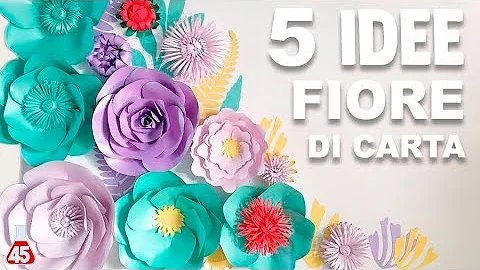 Come si fanno i fiori con la carta?