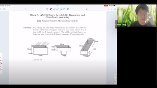 2022 Summer AMC8 Entry Level Practice Week 3 (Solid Geometry and Coordinate Geometry) Solution