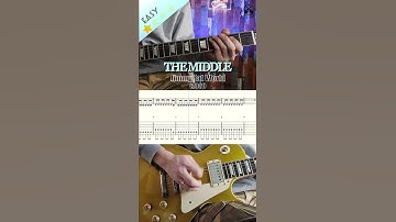 Thumbnail of The Middle -Jimmy Eat World- guitar riff(+TAB) @luka_r_guitarist