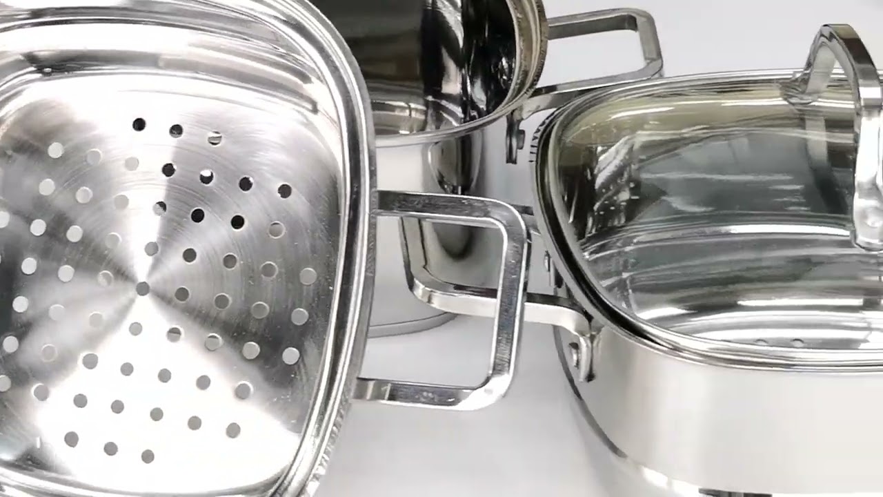 A042 Square Steamer Set