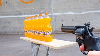Experiment Gun Vs Fanta Test Axe Slow