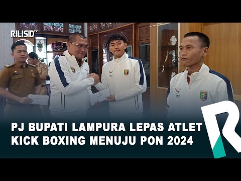 PJ Bupati Lampura Lepas Atlet Kick Boxing menuju PON 2024