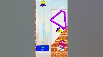 Draw To Smash;Gaming short puzzle game lavel7055#drawtosmash #shortsfeed #puzzle #gaming