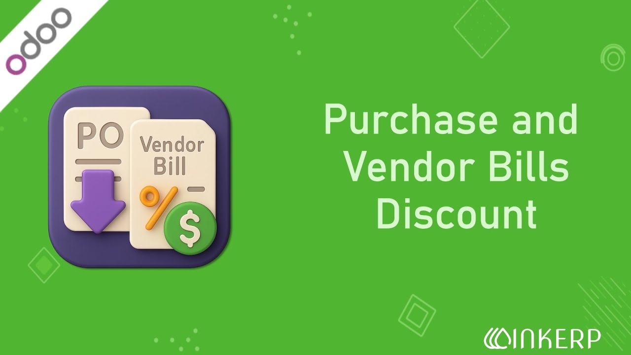 Purchase and Vendor Bills Discount || INKERP
