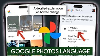 How to Change Language in Google Photos App Memories Language Change Problem