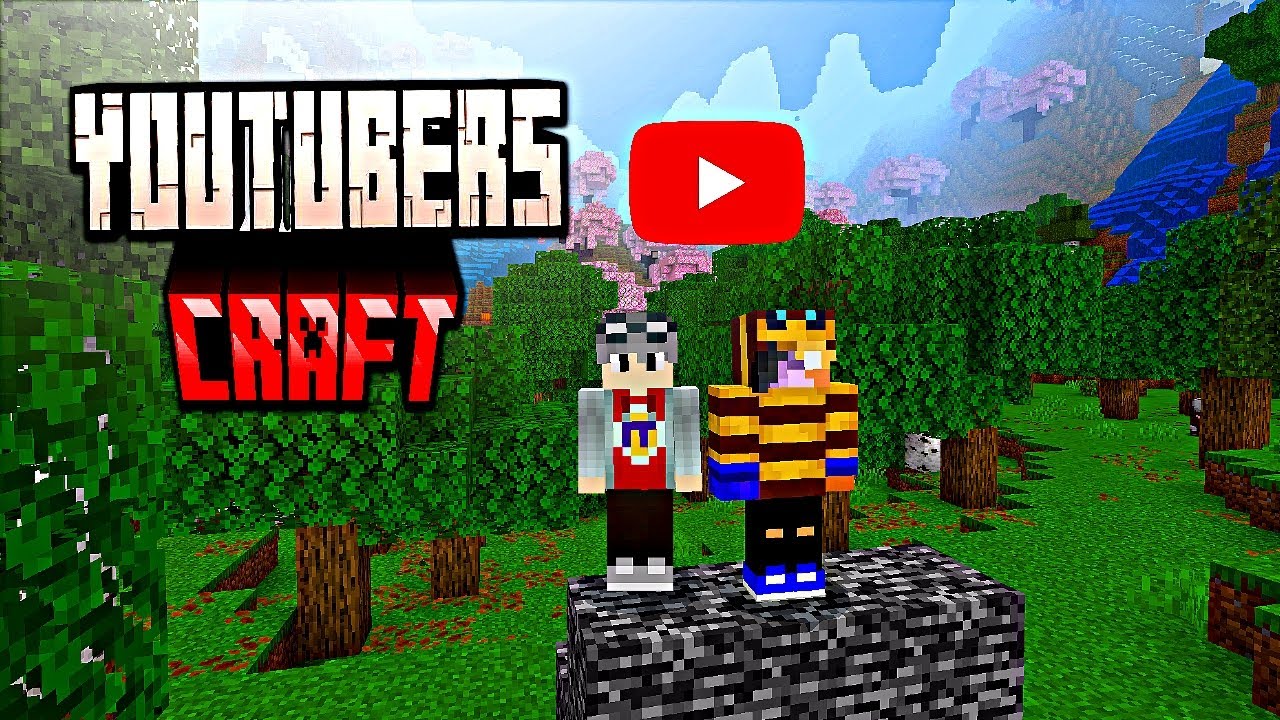 NOVA SÉRIE DE MINECRAFT SOBREVIVÊNCIA COM YOUTUBERS AO VIVO 🔴🔵 - YouTube