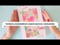 ✂️TUTORIAL SCRAPBOOKING: cómo hacer un álbum scrapbooking fácil para cumpleaños