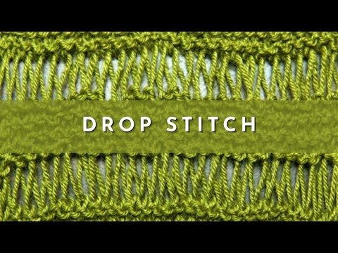 How to Knit the Drop Stitch - YouTube