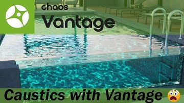 Caustics with ChaosVantage \ Animated Pool Water with Caustics \ Chaos Vantage Render