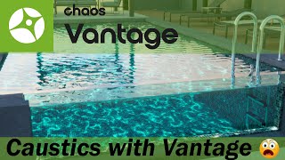 Caustics with ChaosVantage \ Animated Pool Water with Caustics \ Chaos Vantage Render
