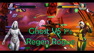 Ghost VS 1% Regen Rogue | No BOOSTS | Marvel Contest of Champions