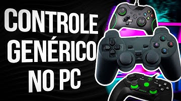 COMO USAR CONTROLE GENÉRICO no PC 🎮 - TODOS OS JOGOS  !