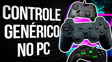 Como usar o controle genérico no PC?