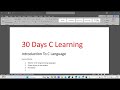 Introduction to C ||  Day 1 Of 30 Days C Learning || Code With Singerji || Shubham Karmakar