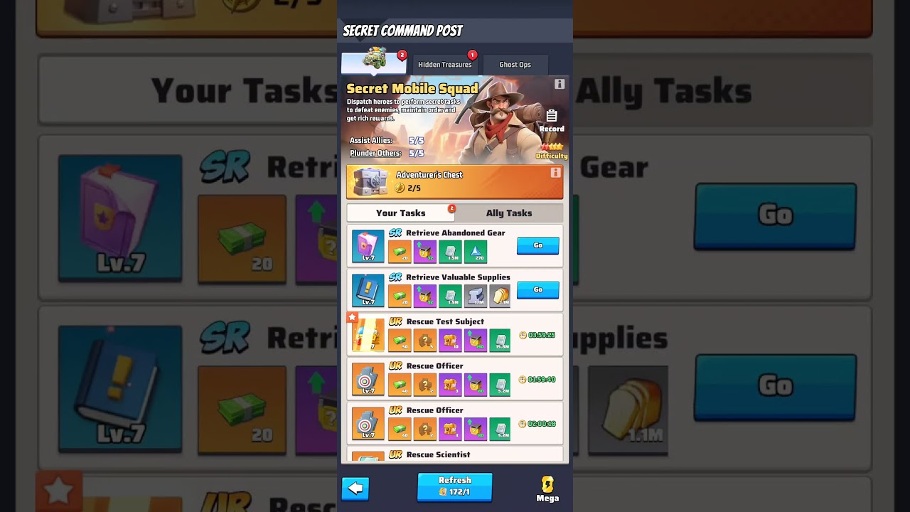 Секретный командный пункт. Первая попытка. Слишком много.