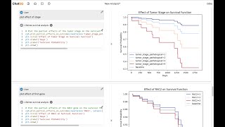 ChatSQ demo CPTAC survival analysis