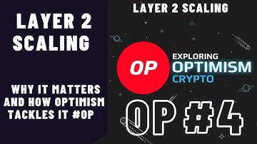 Layer 2 Scaling: Why It Matters and How Optimism Tackles It #OP #crypto