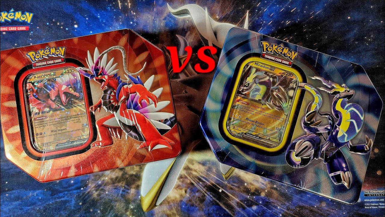 Álbum Oficial Pokémon Miraidon Vs Koraidon Pasta Porta Carta