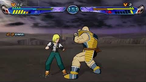 C-18 (Mourossonero) VS Nappa (Booce) | [DBZ Budokai 3]