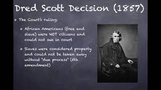 US Regents Review: Video #20: The Compromise of 1850, The Kansas Nebraska Act, etc.