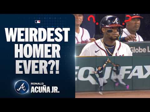 WHAT JUST HAPPENED?! Ronald Acuña Jr. hits a home run you need to SEE TO BELIEVE! 🤯 MLB Highlights