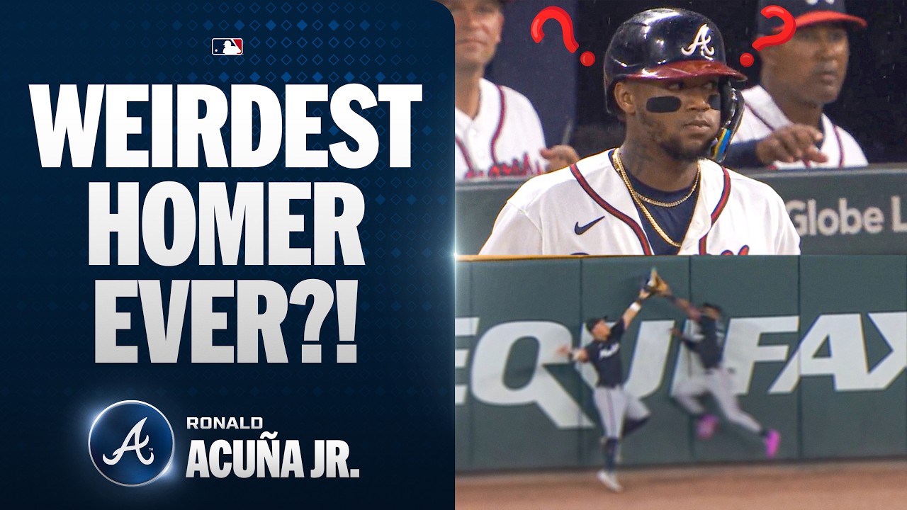 WHAT JUST HAPPENED?! Ronald Acuña Jr. hits a home run you need to SEE TO BELIEVE! 🤯 MLB Highlights