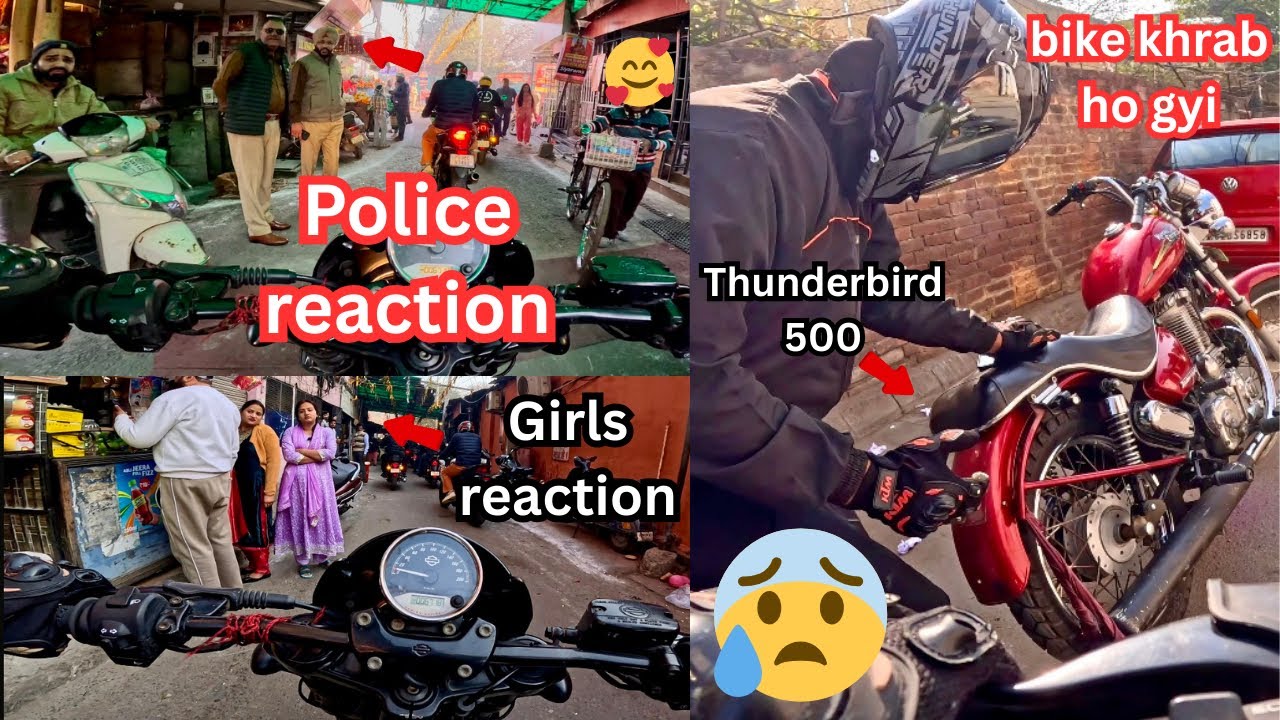 🥰Police reaction gone crazy | 😰Thunderbird 500 khrab ho gyi | mr shatriye vlogs 