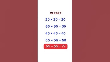 "Only 1% People Can Solve This IQ Test 😱 | Brain Challenge 🔥"#shorts #short #shortsfeed
