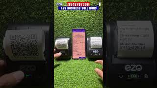 Dual Printer Hotel Billing – KOT + Bill in Seconds with EZO | #Ezobillingmachine #avs