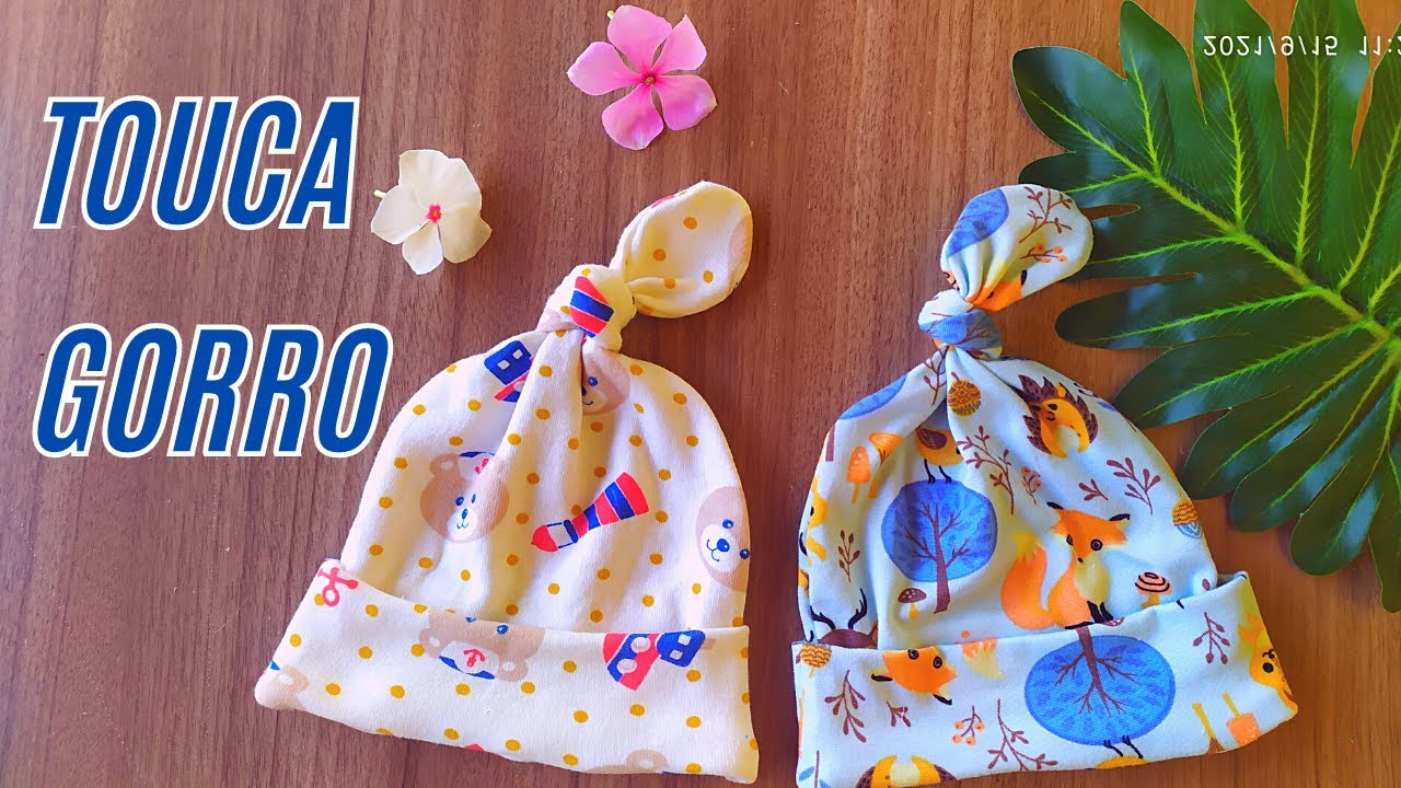 Modelagem, Corte e Costura De Gorrinho, Touca Bebê Passo A Passo