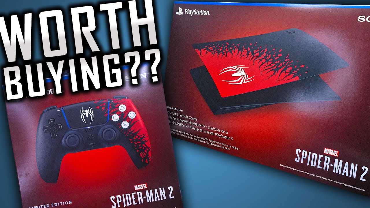 Marvel SpiderMan 2 PS5 Controller Skin