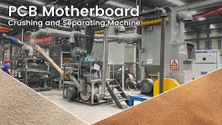 PCB Recycling Machine | Motherboard Crushing and Separating Line