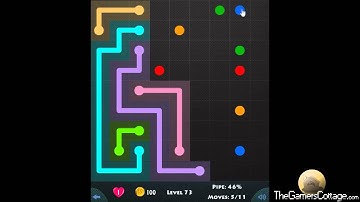 Flow Game Level - 493 [9x9] Mania Connect the Dots