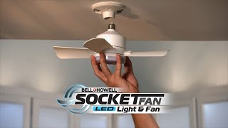Socket Fan - Un ventilador que ilumina tu espacio
