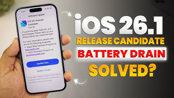 iOS 26.1 RC Released 🔥  New Features, Bug Fixes and Battery Drain Solved ?