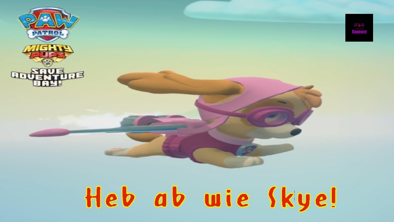 Die Mighty Rettung Pups Let´s der Paw Play ab - - wie 013 Skye! Patrol: YouTube Heb - Abenteuerbucht!