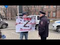 Задержания на антивоенном протесте в Хабаровске