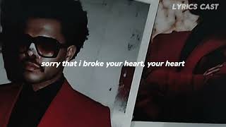The Weeknd - After Hours [Lyrics]