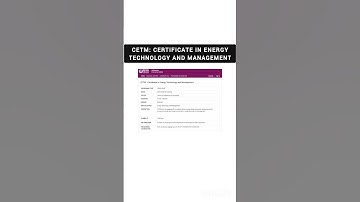 IGNOU CETM: Certificate in Energy Technology and Management Full Details, Eligibility, Fee, Subject