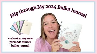 How I fill my bullet journal consistently as a mom of two - Bullet Journal Flip through 2024!