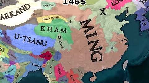 [EU4] Collapse of Ming dynasty timelapse (Countries Can Collapse Mod)